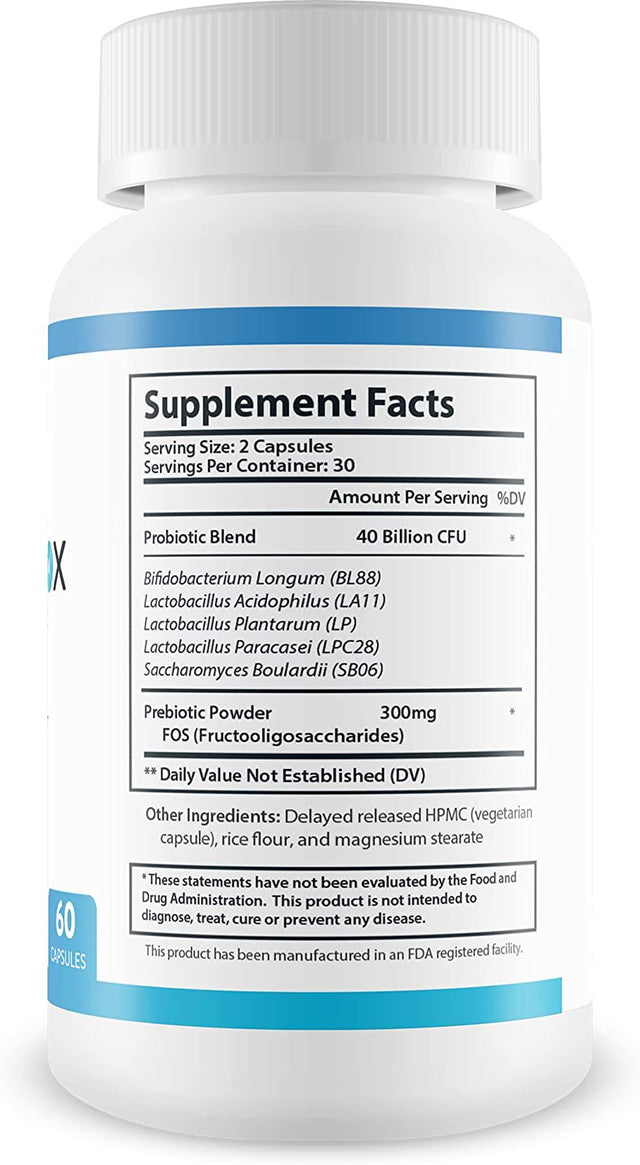 Protetox Max Probiotic - Premium Probiotic Formula - Help Reduce Gut Bloat & Support Digestive Health - Natural Immune Support - Best Probiotics for Men & Women