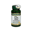 Nature'S Bounty Vitamin D3 Softgels, 250 Mcg, 10000 Iu, 72 Ct, 3-Pack