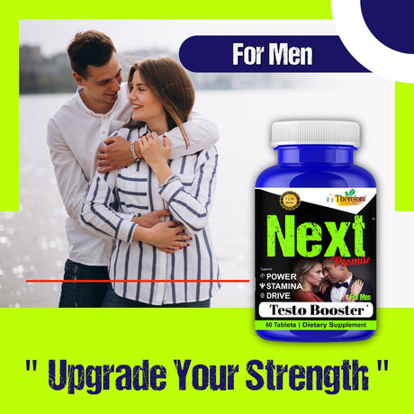 Male Performance Booster Pills Men, Natural Energy, Male Sports Nutrition Strength Boosters 60 Tablets