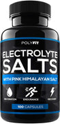 Electrolyte Salt Tablets - 100 Pills - Electrolytes Replacement Supplement for Rapid Hydration