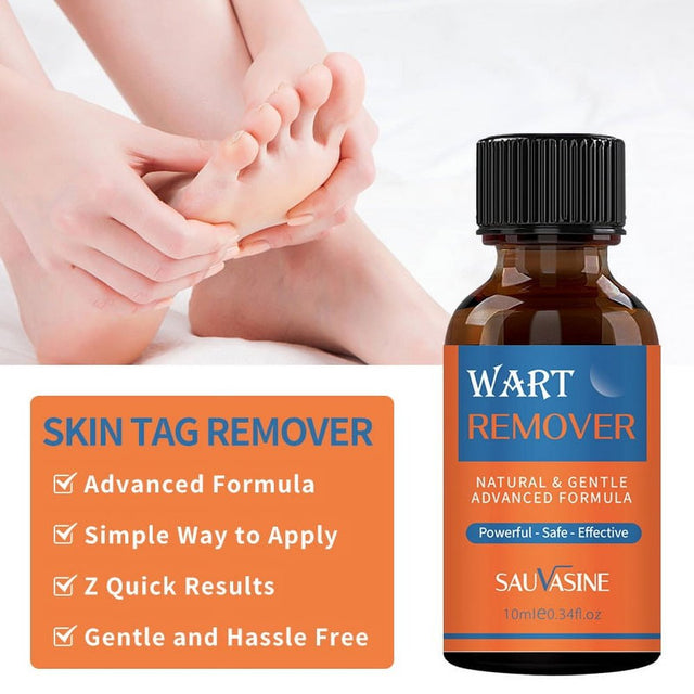 Wart Remover,Gentle Wart Remover, Maximum Strength, Painlessly Removes Plantar Neck, Hands, Back, Advanced Liquid Gel Formula