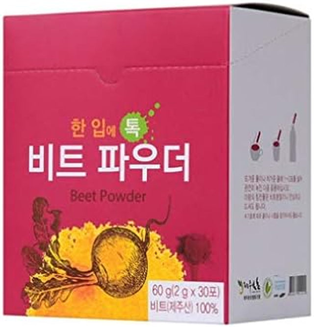 Red Beet Powder Tok (30 Pcs) Healthy Food Dietary Fiber Vitamin Diet Korea