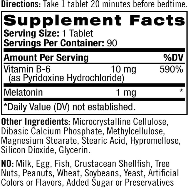 Natrol Fast Dissolve Melatonin Tablets, Strawberry, 5Mg, 90 Ct