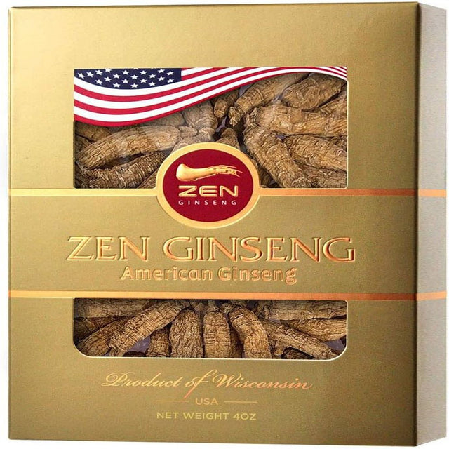 Special Deal: 2 Boxes of American Ginseng Root (4Oz/Box) Small Short round and Very Flavored Wisconsin Ginseng