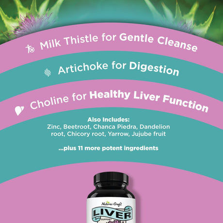 Liver Cleanse Detox & Repair Formula - Herbal Liver Support Supplement with Milk Thistle Dandelion Root Turmeric and Artichoke Extract for Liver Health - Silymarin Liver Detox 90 Capsules