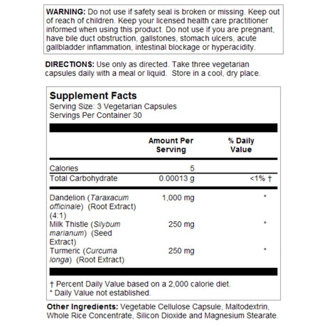 LIFETIME Milk Thistle Blend Liver Cleanse Formula | with Dandelion Root and Turmeric (90 CT)