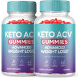 (2 Pack) Keto ACV Gummies - Energy & Focus Boosting Dietary Supplements for Weight Management & Metabolism - Fat Burn - 120 Gummies