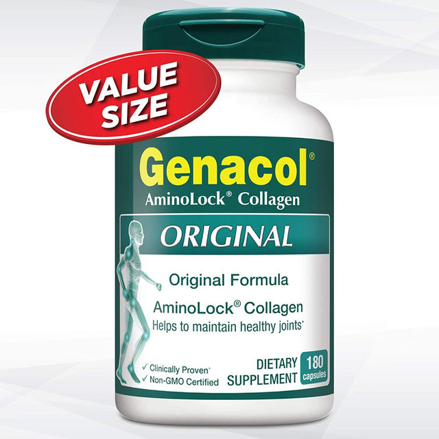 Genacol Original Formula Collagen Supplement for Joint Health, 180 Capsules