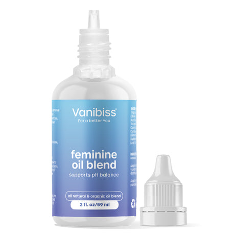 Vanibiss Feminine Oil Blend - Vaginal Odor, Dryness, Ph Balance and Ingrown Hairs (2Fl.Oz)