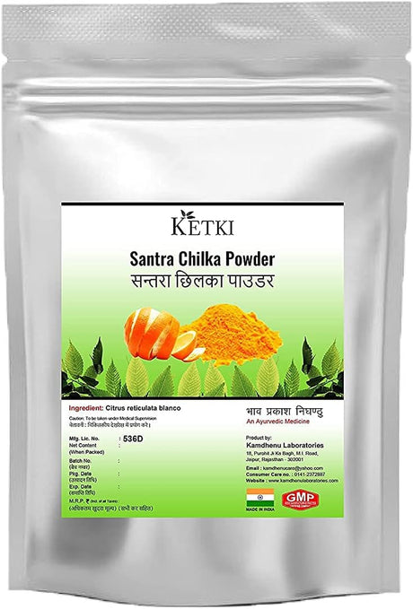 Ketki Santra Chilka Powder 250Gm (Citrus Reticulata Blanco)