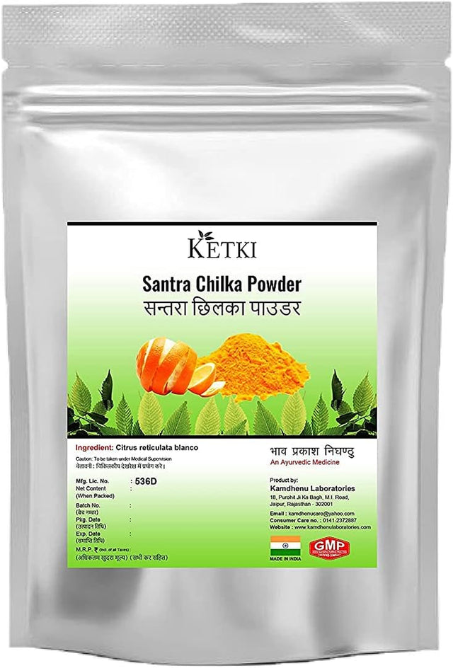 Ketki Santra Chilka Powder 250Gm (Citrus Reticulata Blanco)