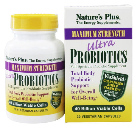 Nature'S plus - Ultra Probiotics with Viashield Maximum Strength - 30 Vegetarian Capsules