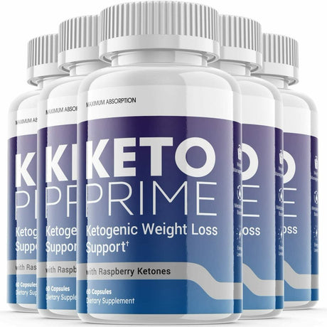 (5 Pack) Keto Prime - Supplement for Weight Loss - Energy & Focus Boosting Dietary Supplements for Weight Management & Metabolism - Advanced Fat Burn Raspberry Ketones Pills - 300 Capsules