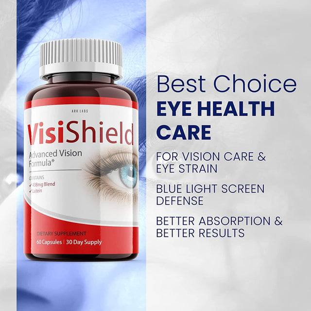 (2 Pack) Visishield - New Advanced Revolutionary Vision Matrix Formula - Supports Healthy Vision - Supplement for Eyes Sight - 120 Capsules