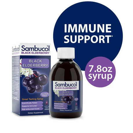 Sambucol Black Elderberry Original Immune Support Syrup - 7.8Z