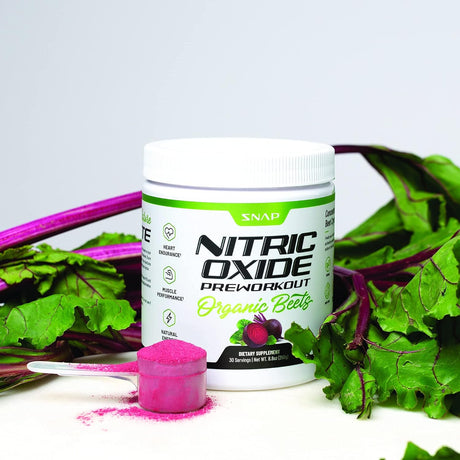 Snap Supplements Pre-Workout Beets + Nitric Oxide Booster (2 Products)