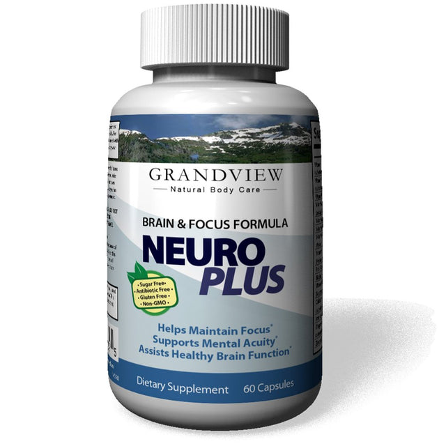 Neuroplus Brain Booster - Supports Mental Alertness, Memory, Focus, and Concentration