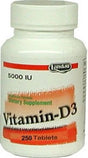 Landau Kosher Vitamin D3 5000 IU - 250 Tablets