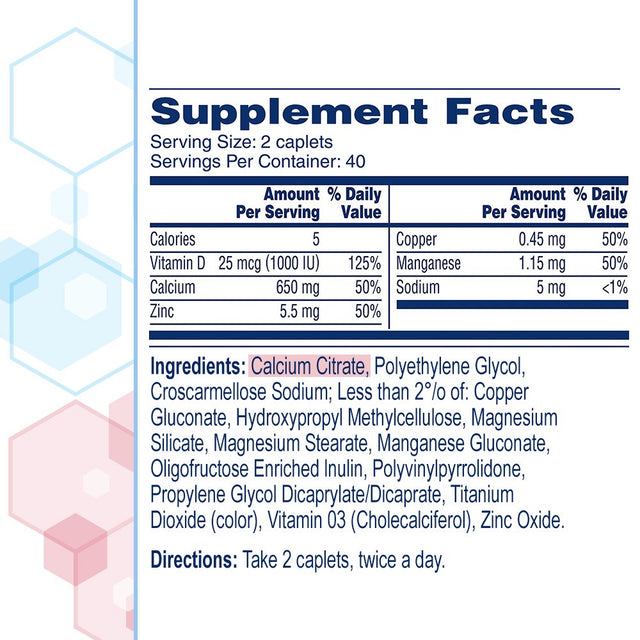 Citracal Maximum plus Calcium Citrate with Vitamin D3, Caplets, 180Ct