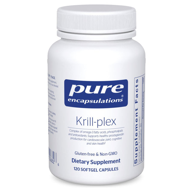 Pure Encapsulations Krill-Plex | Supports Menstrual Comfort, Heart Health, Joint Support, Cognitive Function and Skin Health | 120 Softgel Capsules