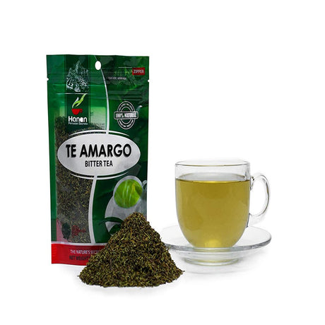 Hanan Peruvian Secrets Te Amargo Herbal Tea | 100% Natural Bitter Tea | 1.41Oz / 40G | Naturally Aids in Supporting Normal Liver Function | Helps Promote Healthy Cholesterol Levels- 6 Pack