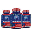 Healblend Neuro plus Brain Booster Supplements - Brain & Focus Formula, Supports Memory, Concentration & Mental Clarity - 3-Pack