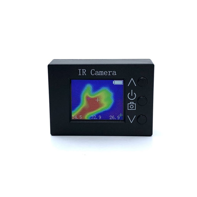 Walmeck 32 * 24 Pixel Infrared Sensors Portable Thermal Imager Handheld 1.8Inch TFT Display 160*128 Resolution Clear Definition Imaging Camera -40℃ to 300℃ Temperature Measurement Instrument