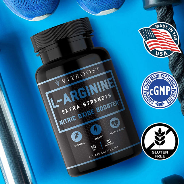 Extra Strength L Arginine Capsule 1500Mg - Nitric Oxide Supplements for Stamina, Muscle, Vascularity & Energy - Powerful NO Booster with L-Arginine, L-Citrulline & Essential Amino Acids