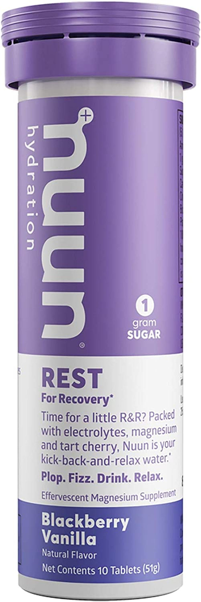 NUUN Nuun Rest Blackberry Vanilla 10Ct Tube, 10 CT