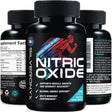 Extra Strength Nitric Oxide Supplement L Arginine 3X Strength - Citrulline Malate, AAKG, Beta Alanine - Premium Muscle Supporting Nitric Booster for Strength & Energy to Train Harder - 240 Capsules