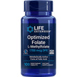 Life Extension Optimized Folate – L-Methylfolate – Heart & Brain Support, Healthy Homocysteine Levels – Non-Gmo, Gluten-Free, Vegetarian – 1700 Mcg DFE, 100 Vegetarian Tablets