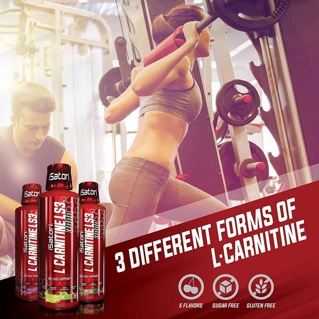 Isatori L-Carnitine LS3 Pink Lemonade 1500Mg (32 Servings) Ultra CLA (90 Softgels)