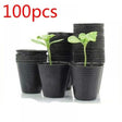 100Pcs Plant Nutrition Pots, Peat Pots for Seedlings, Biodegradable Seeds Starter Nursery Pots for Plant Vegetables or Herbs