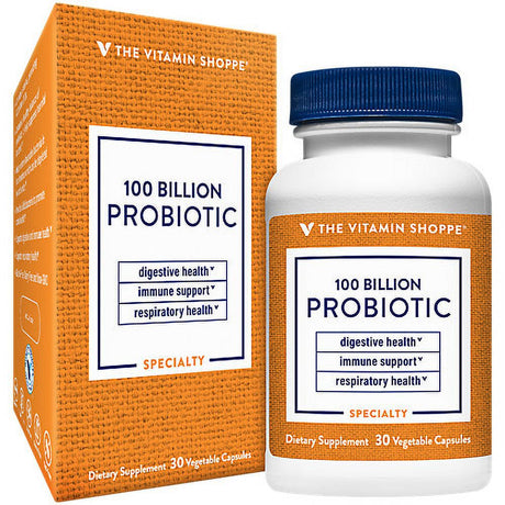 Probiotic ? 100 Billion Cfus for Digestive, Immune, & Respiratory Health (30 Vegetable Capsules)