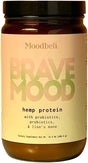 MOODBELI Brave Mood Probiotic Plant-Based Protein with Lion'S Mane - Organic Hemp Seed Protein and Lion'S Mane Mycelium Powder - Vegan, Gluten Free, Nootropic - 16.5 Oz / 466.4 G - 15 Servings