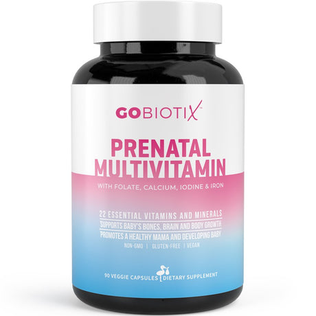 Gobiotix Vegan Prenatal Vitamins | Pregnancy & Pre Pregnancy | Prenatal Multivitamin