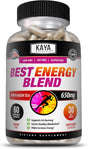 Kaya Naturals Best Energy Blend -Energy Support, Boost Metabolism, Weight Management 60 Count