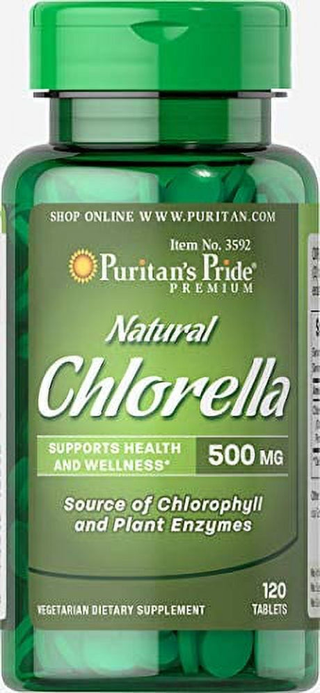 Puritan'S Pride Natural Chlorella 500 Mg-120 Tablets