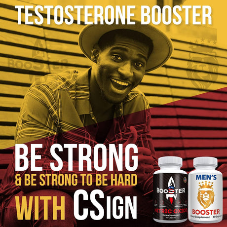 Male Health & Wellness Booster Supplements Complex, Natural Powerful Athletic Results & Endurance, Ageless Energy, Vitality, Stamina for Men