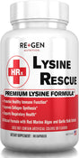 Lysine Rescue, Amino Acid Supplement for Stronger Immune Health & Collagen Synthesis in Women & Men, Promotes Lips & Skin Health, Natural, Pure L-Lysine, 90 Capsules, 45 Day Supply