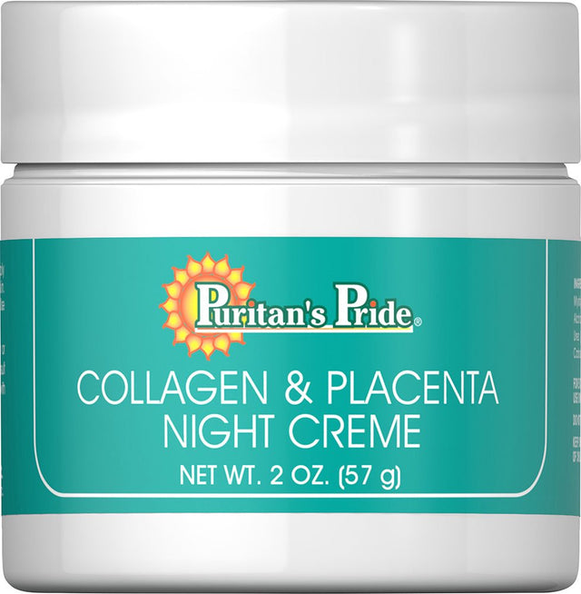 Puritan'S Pride Natural Collagen and Placenta Night Cr�Me 2 Oz