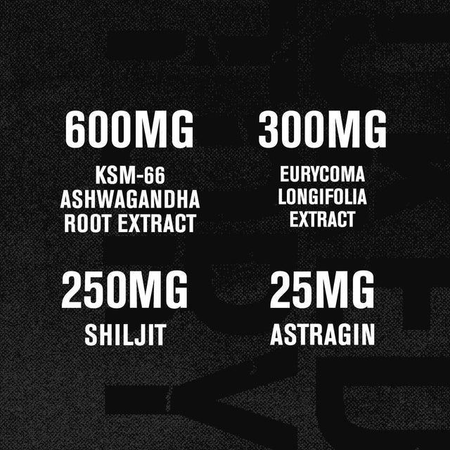 Testosterone Booster for Men W/ Tongkat Ali (Eurygold), KSM 66 Ashwagandha, Primavie & More- Test XT Natural Test Booster & Muscle Builder Supplement - 60 Veggie T Pills