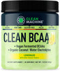 Clean BCAA - 2:1:1 Food Sourced Bcaas Powder & Coconut Water Electrolytes Recovery & Amino Energy Supplement - Award Winning Vegan Amino Acid Supplement - 30 Servings (30, Lemonade)