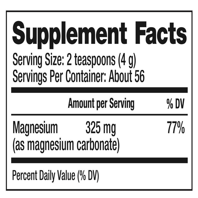 Natural Vitality Calm, Magnesium Citrate Supplement Powder, Anti-Stress Drink Mix, -Cherry, 8 Ounces