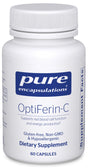 Pure Encapsulations Optiferin-C | Iron Supplement to Support Healthy Skin, Iron Absorption, and Overall Immune System Health* | 60 Capsules