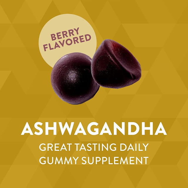 Nature'S Way Ashwagandha Gummies Berry Flavor 90 Gummies 125Mg