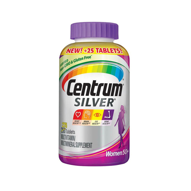 Centrum Silver Women Multivitamin Tablet, Age 50 and Older 200 Ct.