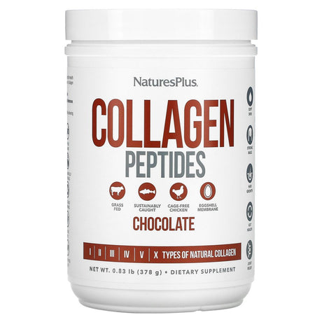 Naturesplus, Collagen Peptides, Chocolate, 0.83 Lb (378 G)