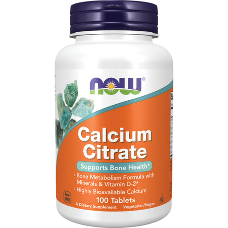 Calcium Citrate by Now Foods 100 Tablets