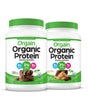 Orgain Organic Vegan Protein Powder, Chocolate Peanut Butter (2.03 Pound) and Creamy Chocolate Fudge (2.03 Lb)